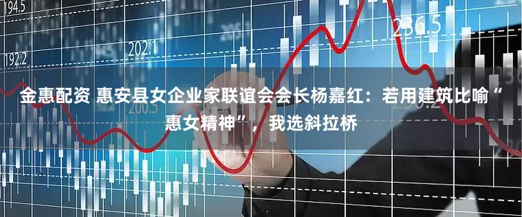 金惠配资 惠安县女企业家联谊会会长杨嘉红：若用建筑比喻“惠女精神”，我选斜拉桥