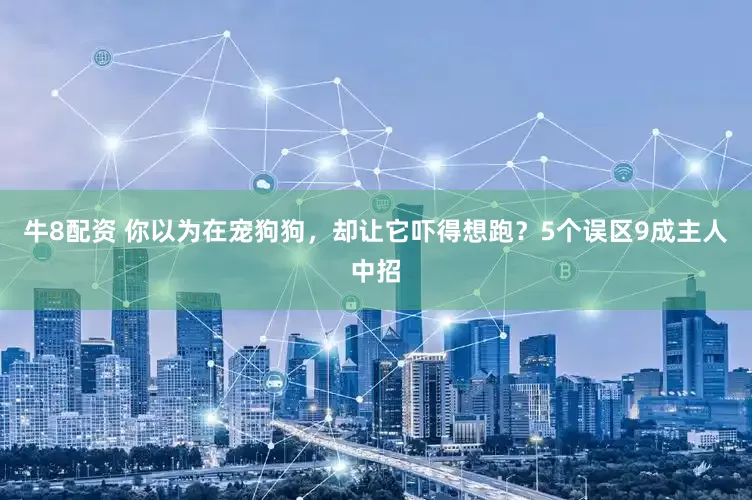 牛8配资 你以为在宠狗狗，却让它吓得想跑？5个误区9成主人中招
