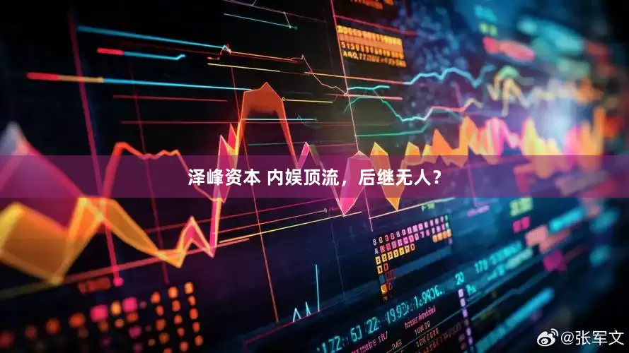 泽峰资本 内娱顶流，后继无人？