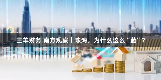 三羊财务 南方观察｜珠海，为什么这么“蓝”？