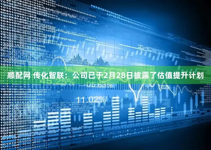 顺配网 传化智联：公司已于2月28日披露了估值提升计划